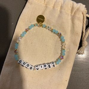 “Good Vibes” Little Words Project bracelet